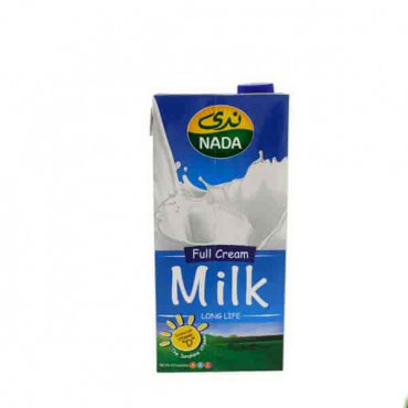 Nada Full Cream Long Life Milk 1Ltr - - ندي حليب طويل الأمد كامل  الدسم 1 لتر 