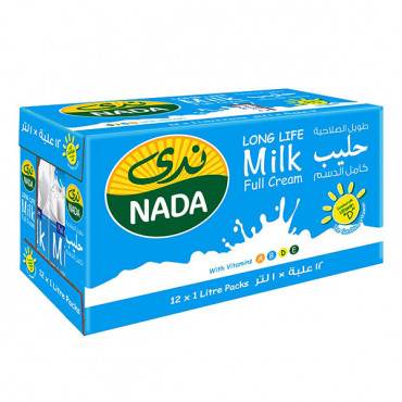 Nada Long Life Full Cream Milk 12 x 1Ltr 