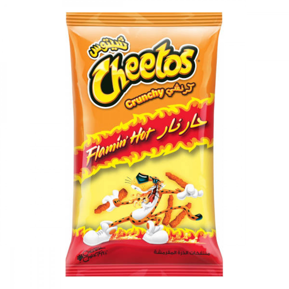 Cheetos Crunchy Flamin' Hot Cheese Snacks, 285g/10oz {Imported from Canada}