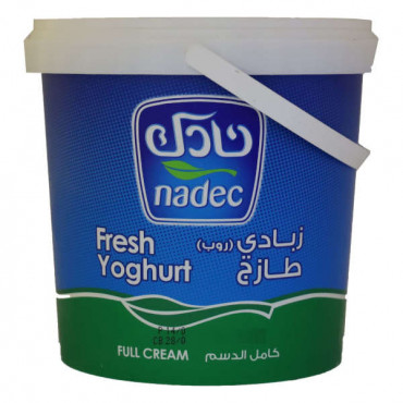 Nadec Fresh Yogurt 1Kg -- نادك زبادي طازجه 1 كيلو