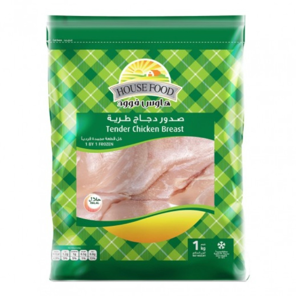 HOUSE FOOD CHICKEN TENDER BREAST 1KG
