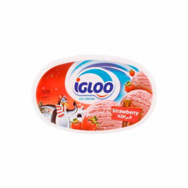 Igloo Ice Cream Strawberry 1Ltr 