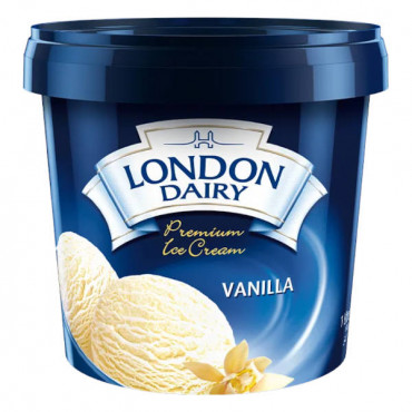 London Dairy Ice Cream Vanilla 1Ltr 