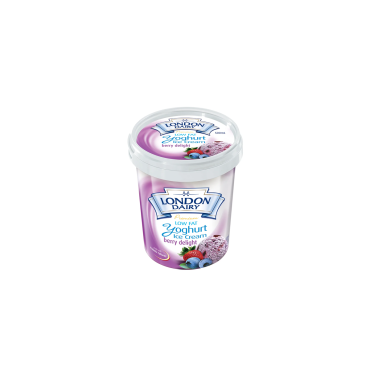 LONDON DAIRY ICE CREAM BERRY YOGHT LF 500ML