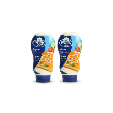 PUCK CREAM CHEESE SQUEEZE PROMO 2 X400GM