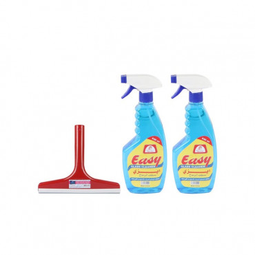 Easy Glass Cleaner 2S*650Ml+ Wiper Free