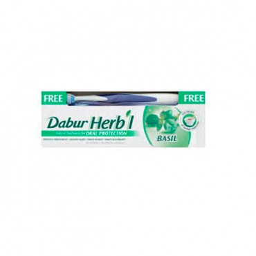 Dabur Herbal Toothpaste Basil 150gm 