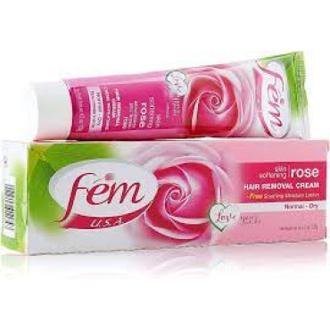 FEM HAIR REMOVING CREAM TUBE ROSE 2S*120GM 20 OFF
