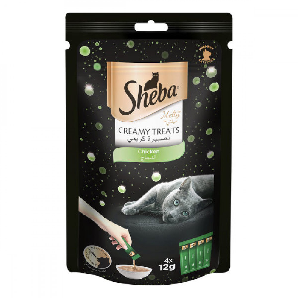 Sheba Melty Creamy Treats Chicken Flavor 48gm
