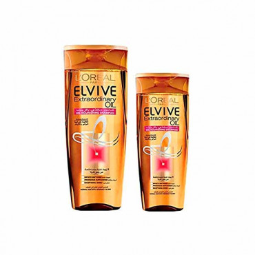 L-Oreal Elvive Extra Ordinary Oil Shampoo Normal 400ml + 200ml 