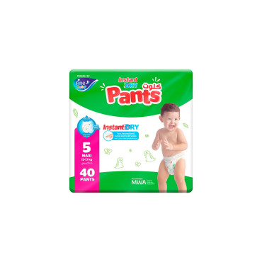 FINE BABY INSTANT DRY PANTS 5 MAXI 12-17KG 40S