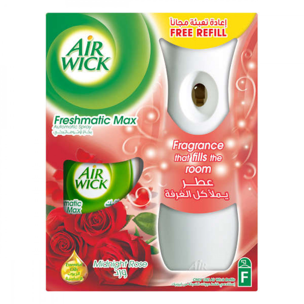Air Wick Freshmatic Auto Spray + Refil Midnight Rose 250ml  Air Wick Freshmatic Auto Spray + Refil Midnight Rose 250ml