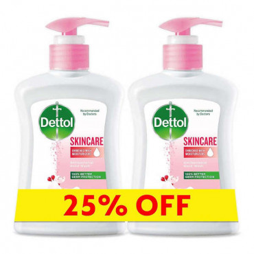 Dettol Anti-bacterial Handwash Skincare 2 x 200ml 