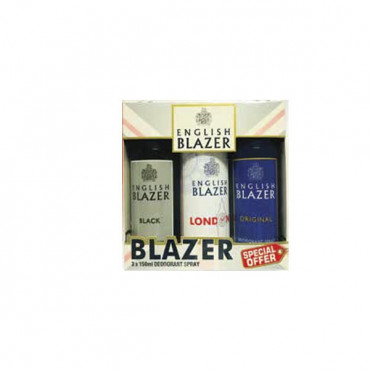 English Blazer Assorted Body Spray 150ml 2 + 1Pcs Free 
