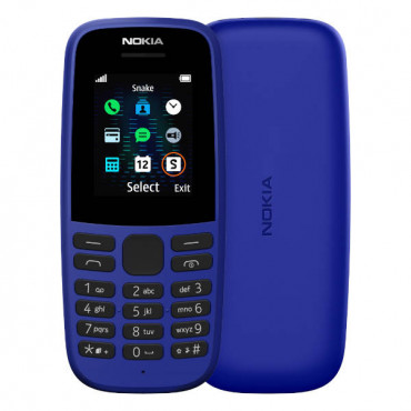 Nokia Mobile Phone N105 Dual Sim Blue Colour -- هاتف نوكيا ان 105 بشريحتين أزرق
