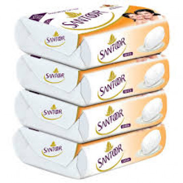 Santoor White 125Gm 3+1 Offer