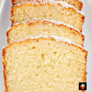COCONUT MILK CAKE SLICE