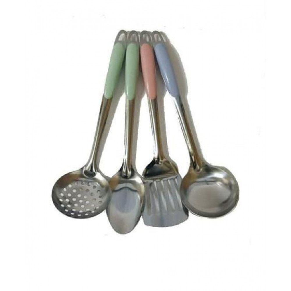 Steel Spoon 4Pcs Assorted