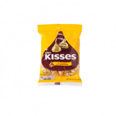 Hersheys Kisses Milk Chocolate with Almonds 150gm 