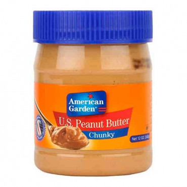 American Garden Peanut Butter Chunky 340gm 