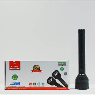 GTRON FLASHLIGHT GT-018PFL PL BODY 2 PC COMBO