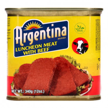 Argentina Luncheon Meat With Beef 340gm 