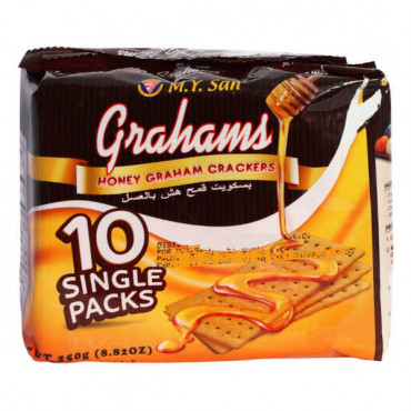 M.Y.San Grahams Honey Crackers 250gm 