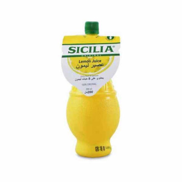 SICILIA LEMON JUICE 200ML 