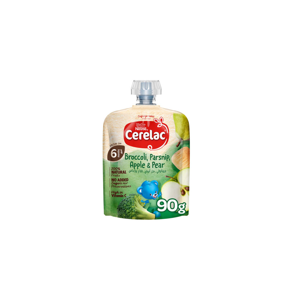 CERELAC APPLE BROCCOLI 90GM (WHO)