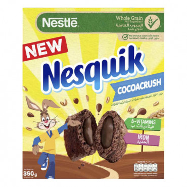 Nestle Nesquick Cocacrush Chocolate Cereal 360gm 