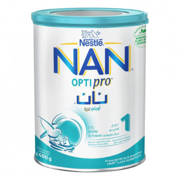 Nestle NAN OptiPro 1 Infant Formula (Birth to 6 Months) 400gm 