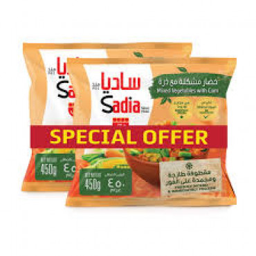 Sadia Mixed Vegetables 450 Gm 2+1