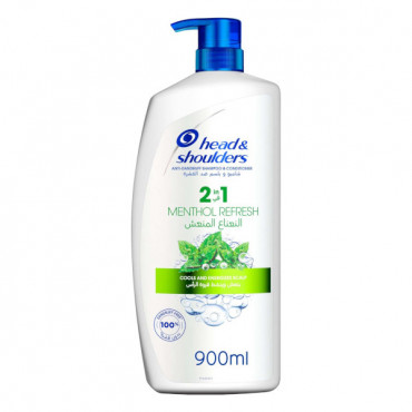 Head & Shoulders Anti-dandruff Shampoo & Conditioner Menthol Refresh 900ml 