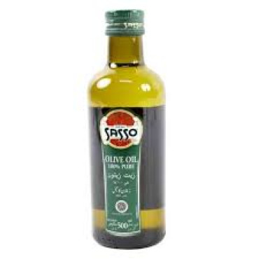 SASSO GREEN OLIVE OIL IN BOTTLE 500ML