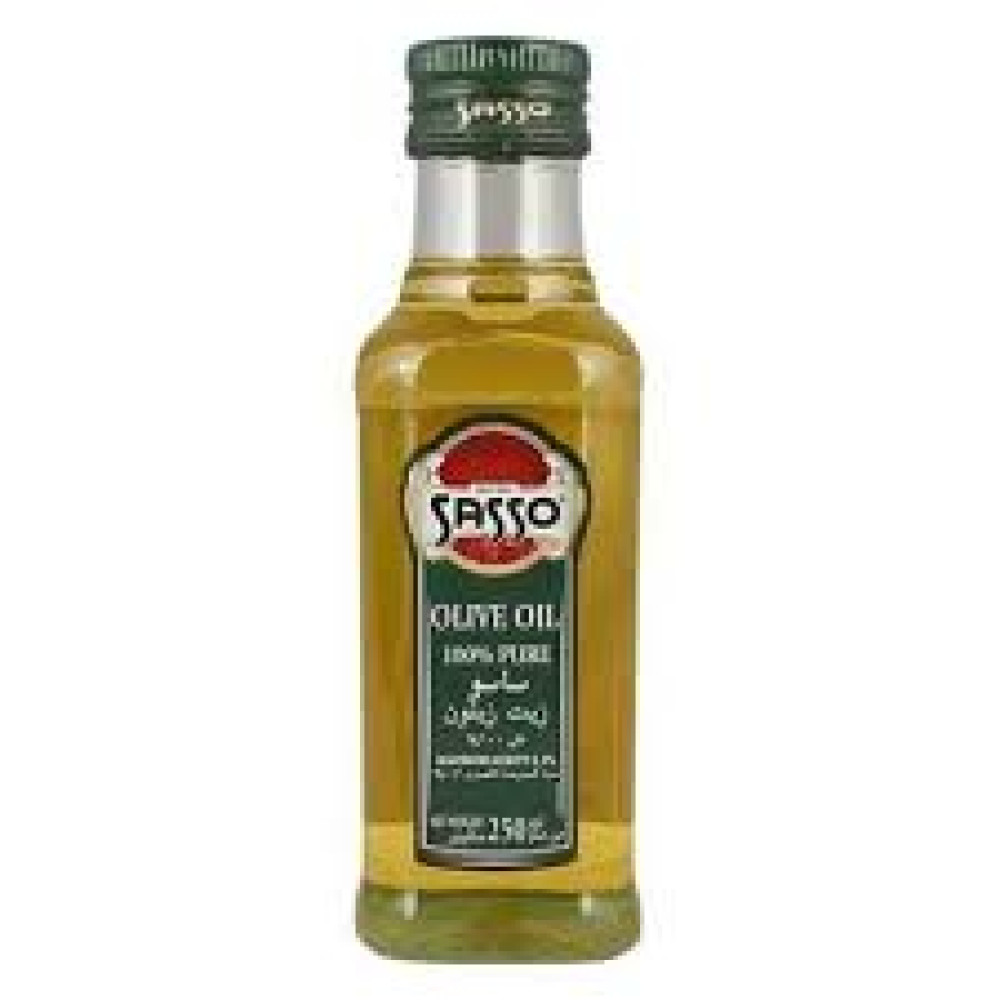 SASSO GREEN OLIVE OIL IN BOTTLE 250ML