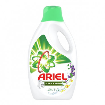 Ariel Liquid Detergent Clean & Fresh 3Ltr 