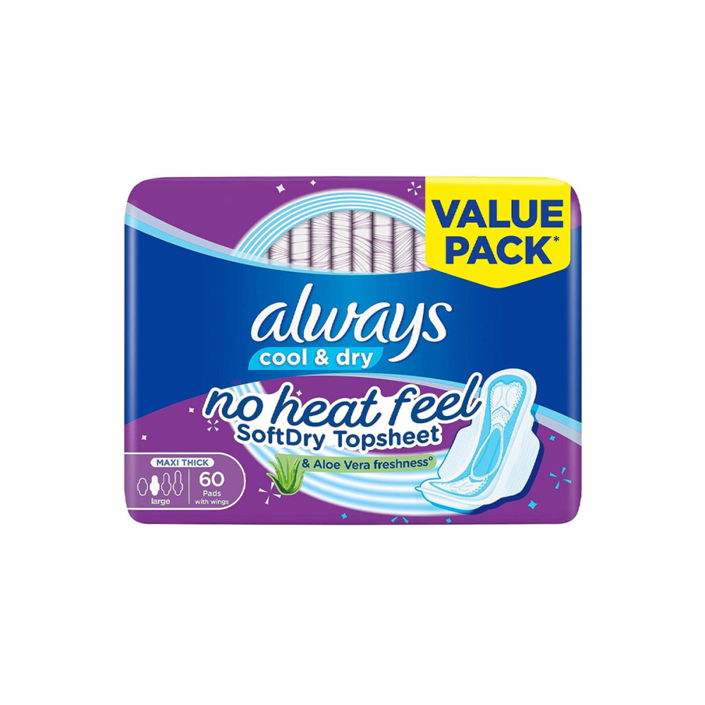ALWAYS MAXI THICK PADS 60