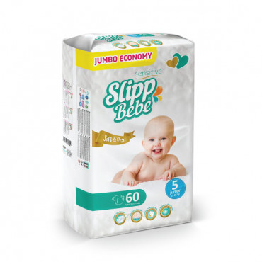 Slipp Bebe Baby Diapers Junior 11-25Kg 60-s 