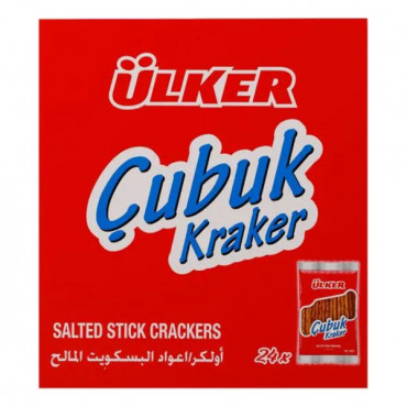 Ulker Salted Stick Crackers 24 x 30gm 