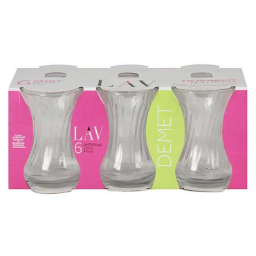 LAV TEA GLASS 6PCS SET DMT303-TKY1082