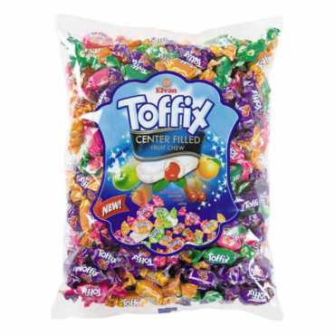 ELVAN TOFFIX FRUIT CHEW CANDIES 1KG 