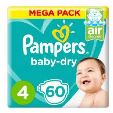 Pampers Jumbo Pack Maxi S4 (60)@Sp