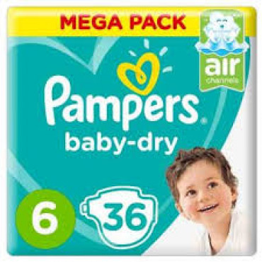Pampers Jumbo Pack S6 (36)@Sp