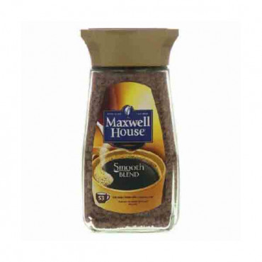 Maxwell House Smooth Blend Coffee 95gm -- ماكسويل هاوس- قهوة سريعة الذوبان  95 جرام