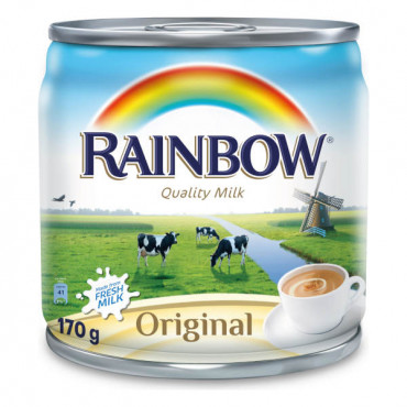 Rainbow Evaporated Milk Original 170gm 