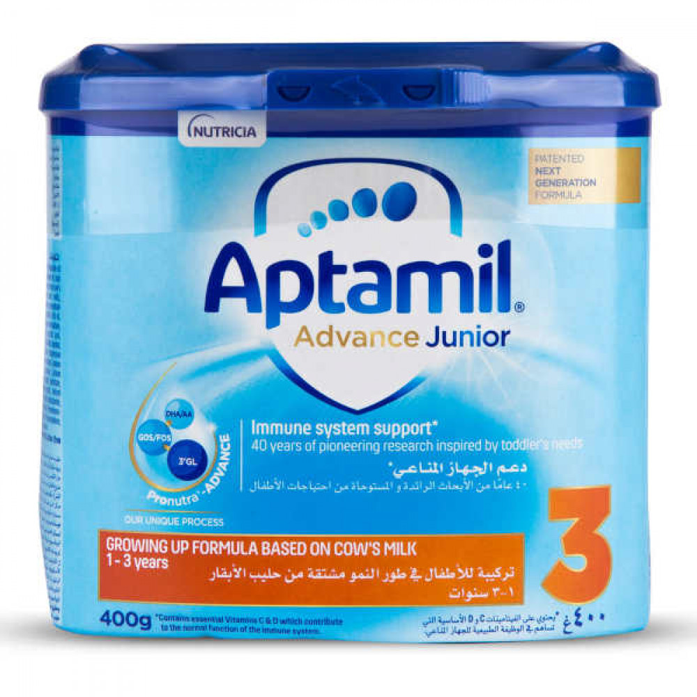 Aptamil Advance Junior 3 Growing Up Formula 400gm
