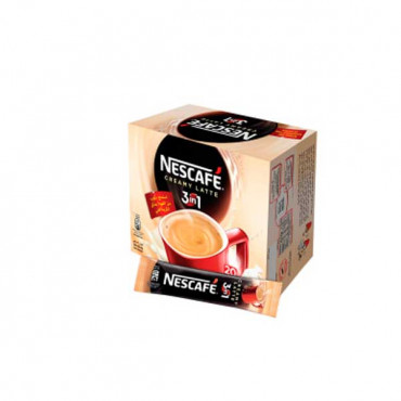 Nescafe Creamy Latte 3 In  1 22.4gm -- نيسكافيه نستله 3 فى 1 بمبيض 22.4 جرام