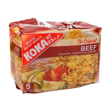 KOKA INSTANT NOODLES BEEF 5 X 70GM 