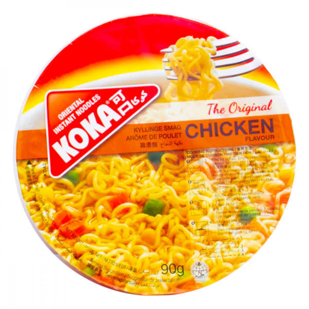 Koka Instant Bowl Noodle Chicken Gm