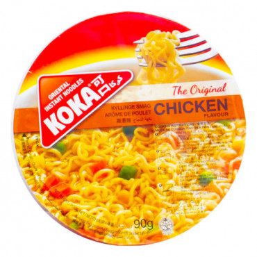 Koka Instant Bowl Noodle Chicken 90gm 